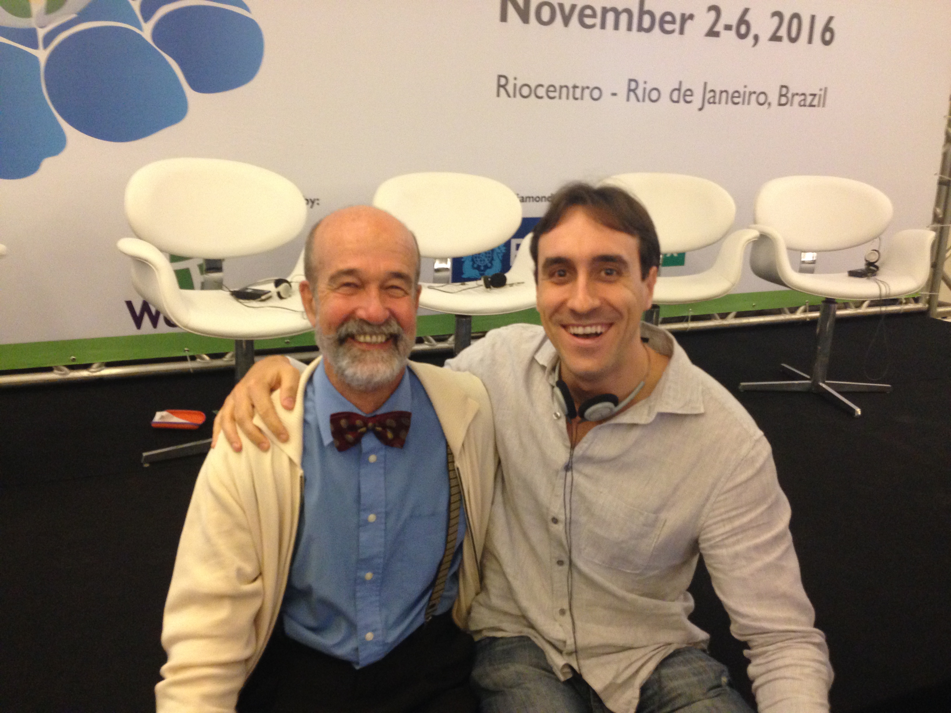 Prof. Juan Gérvas e eu, no Congresso Mundial de Médicos de Família - WONCA 2016